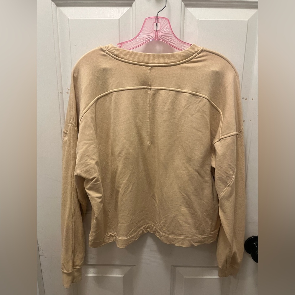 🍋 LIKE NEW Lululemon Modal Fleece Pullover in Prosecco - Sz 10 (?) - Picture 3 of 12